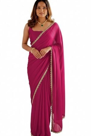 Blush Saree in Bloom